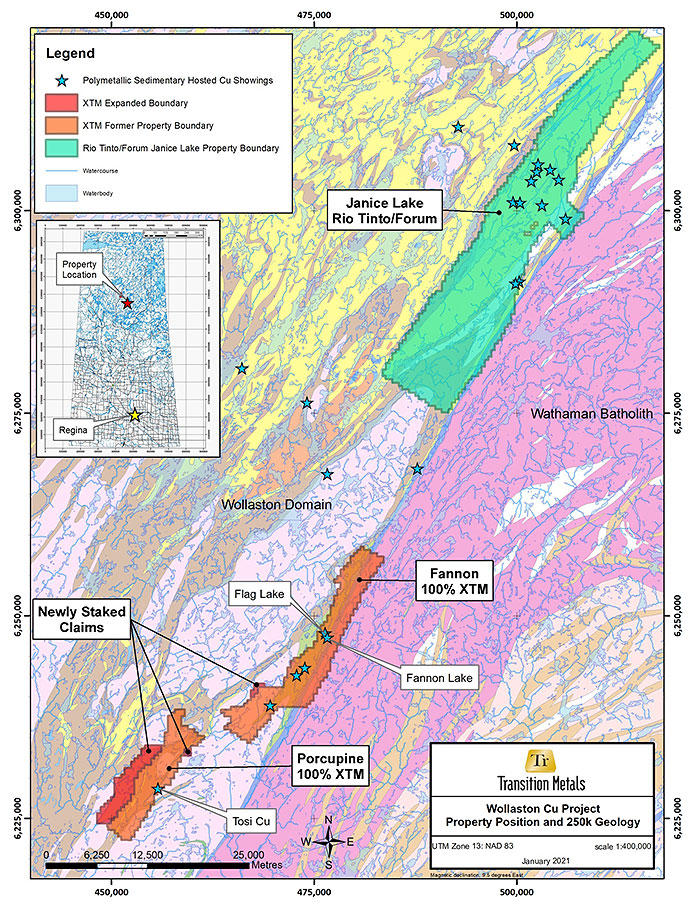 Figure 1: Wollaston Project Location Map